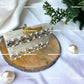 Bridal Beauty Unveiled Resin Clutch, A Touch of Elegance.