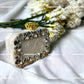 Timeless Beauty Resin Bridal Clutch, A Bride's Personalized Elegance.