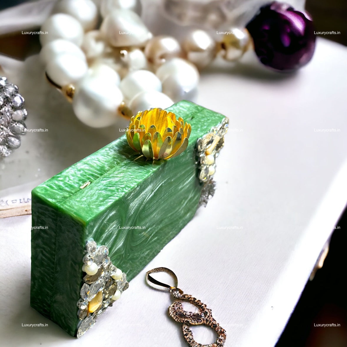 Timeless Chic Discover Unparalleled Sophistication in our Resin Clutch Collection"