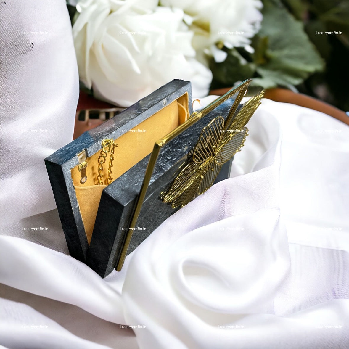 Resin Couture Effortless Style Meets Modern Elegance in Our Chic Clutch Line